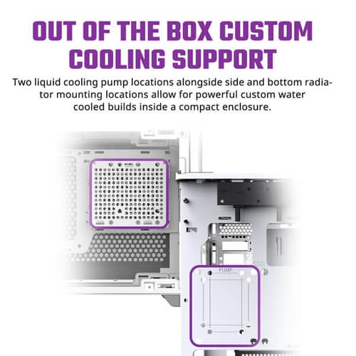 Cooler Master MasterBox NR200P Cabinet (White)